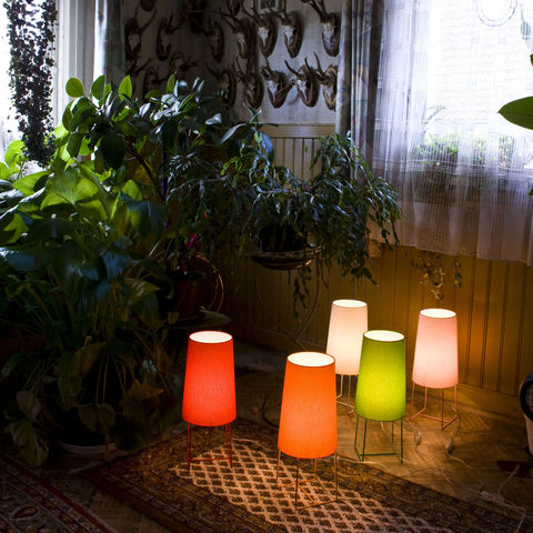 FrauMaier - Table lamp-FrauMaier-MINISOPHIE - Lampe à poser Orange H46cm | Lampe à 